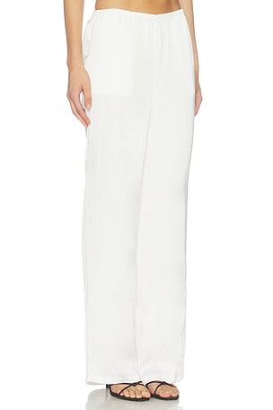 WeWoreWhat Silky Pull On Pant in White