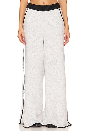 Piped Wide Leg Pull On Knit Pant WeWoreWhat