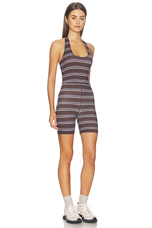 WeWoreWhat Scoop Romper in Brown