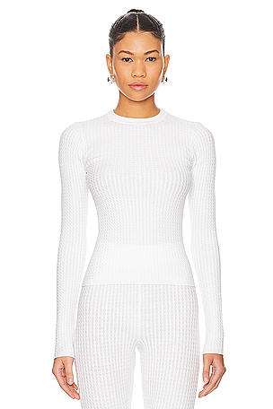 Cable Knit Long Sleeve TopWeWoreWhat$53