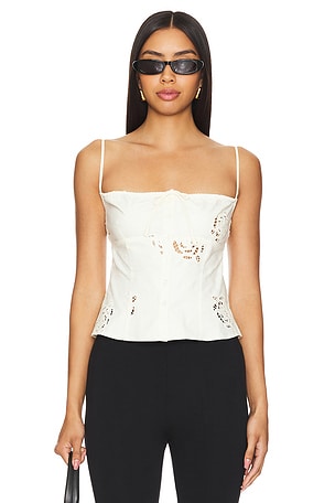 Ruched Cup Button TankWeWoreWhat$88BEST SELLER