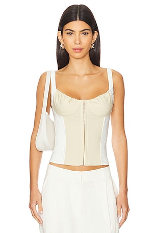 Ruched Cup Scoop Corset WeWoreWhat