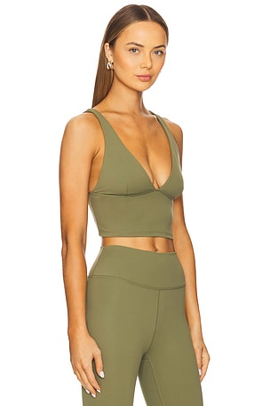 WeWoreWhat Plunge Tank in Olive