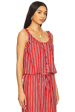 WeWoreWhat TOP SANS MANCHES TOP en Rouge