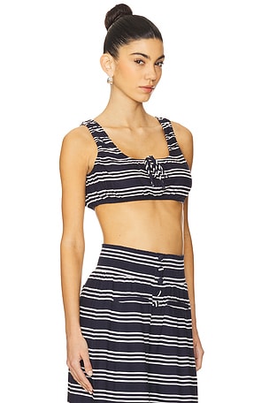 WeWoreWhat Scrunchie Top in Navy