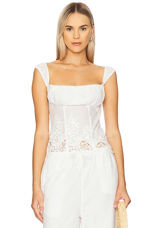 Wide Strap Ruched Cup Corset WeWoreWhat
