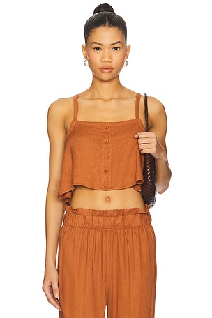 Linen Trapeze Tank WeWoreWhat