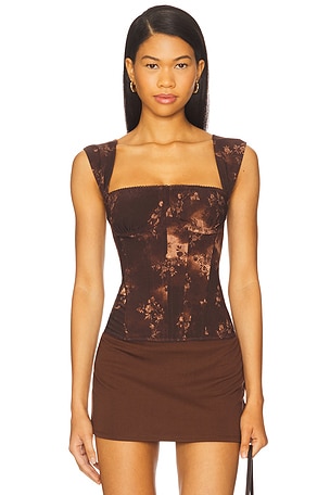 x REVOLVE Ruched Cup Corset WeWoreWhat