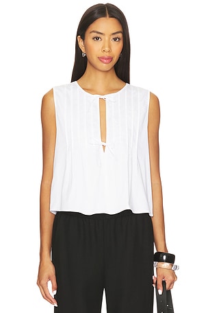 Tie Front Flare Top WeWoreWhat