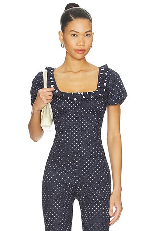 Ruffle Button Up Top WeWoreWhat