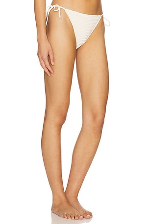WeWoreWhat Crochet Tie Bottom in Ivory