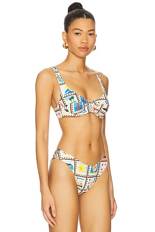 WeWoreWhat Scoop Underwire Top in Cream