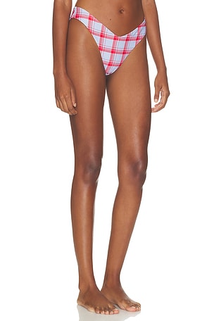 WeWoreWhat Delilah Bikini Bottom in Blue. Size S. Also
