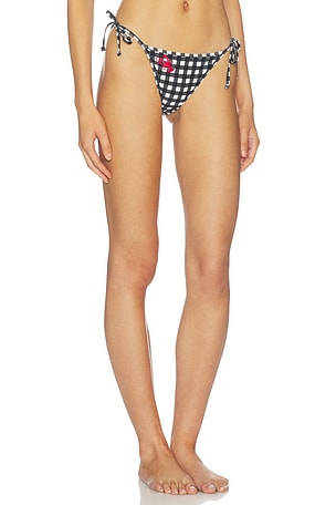 WeWoreWhat Tie Bikini Bottom in Black