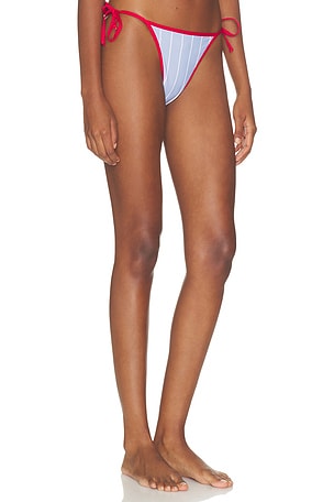 WeWoreWhat Tie Bikini Bottom in Blue. Size S. Also