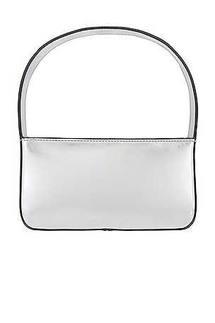 WeWoreWhat Top Handle Bag in Metallic Silver