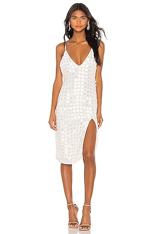 white transparent dress Galaxy Transparent Sculpture Coat Dress main image 0