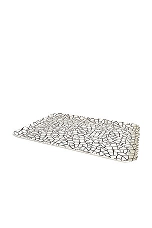 Xenia Taler Crackle Brown Large Tray