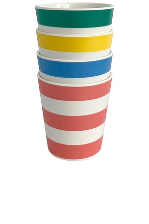 Assorted Stripe Cups Set Of 4 Xenia Taler