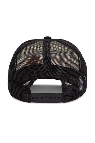 XLARGE Burning Mesh Cap in Black