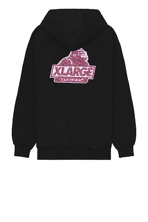 XLARGE Chenille Slanted OG Hoodie in Black