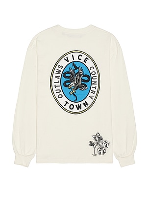 XLARGE Vice Town Long Sleeve Tee in White