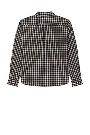XLARGE Patch Logo Plaid Shirt in Black