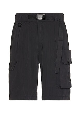 Y-3 Nyl Twill Short in Black | REVOLVE