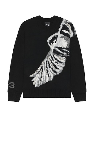 Gfx Knit Crew Y-3 Yohji Yamamoto