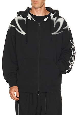 Y-3 chaqueta gfx en color negro