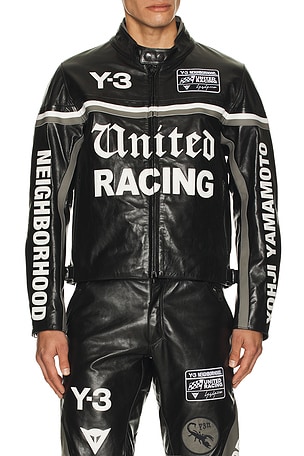 Yohji Yamamoto x NBHD Leather Racer Jacket Y-3