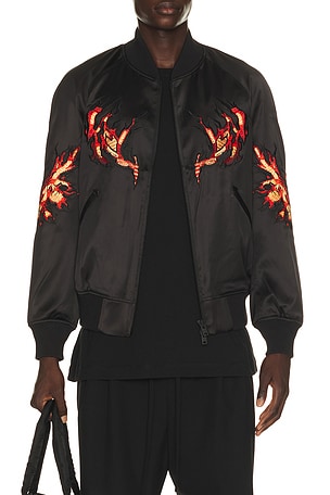 Y-3 chaqueta gfx en color negro