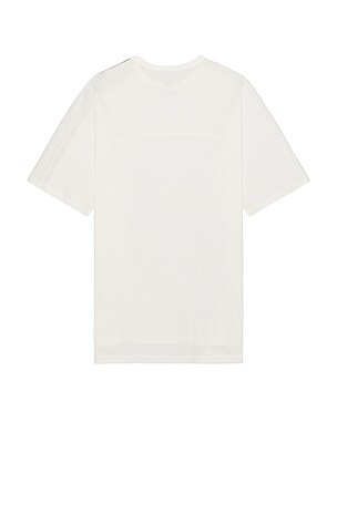 Y-3 3 Stripe Tee in White in White