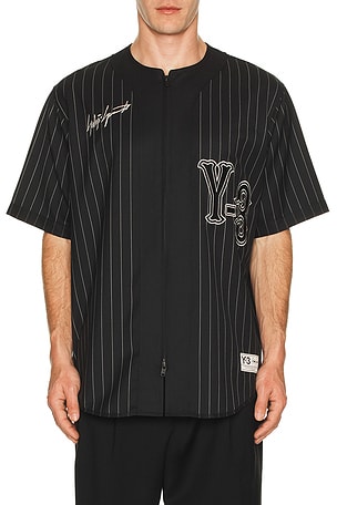 Y-3 Elite 5 Baseball Jersey in Black