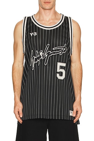 Y-3 Elite 5 Bball Jersey Black in Black