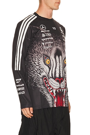 Y-3 x F1 Drvr Jersey in Black