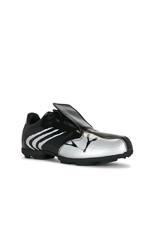 Y-3 F50 Tunit Sneaker in Metallic Silver