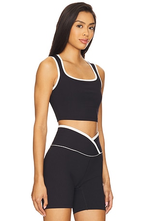 YEAR OF OURS Ribbed Diana Sports Bra in Black