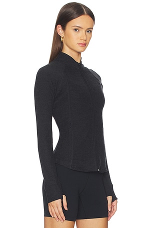 YEAR OF OURS Stretch Gym Jacket in Charcoal