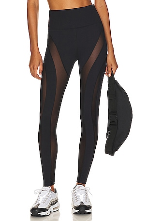 Heron Preston Active Leggings in Black & White