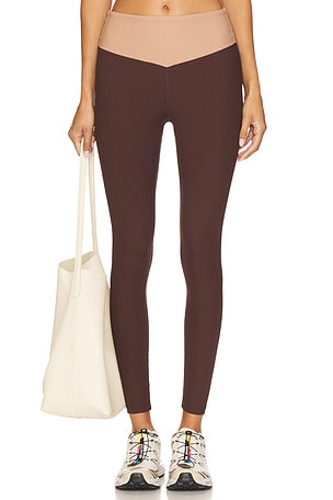 Ribbed Two Tone Dip Legging YEAR OF OURS