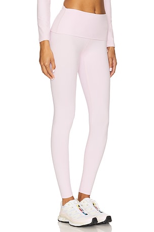 YEAR OF OURS Ballet Fold Over Legging in Pink. Size XS. Also
