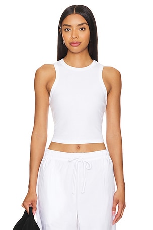 DION LEE cropped corset top - Grey