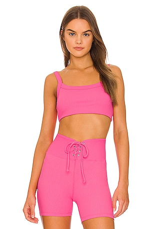 hot pink bralette top