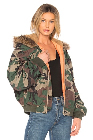 Season 5 Hood Bomber With Faux Fur