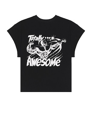 Totally Awesome Cap Sleeve Tee Y,IWO