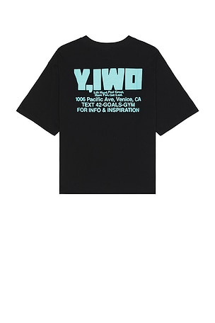 Y,IWO Totally Awesome Crop Tee in Black. Size XL/1X. Also