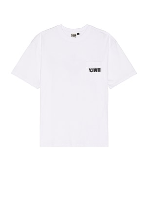 Y,IWO Think Big Pocket Tee in White. Size XL/1X. Also