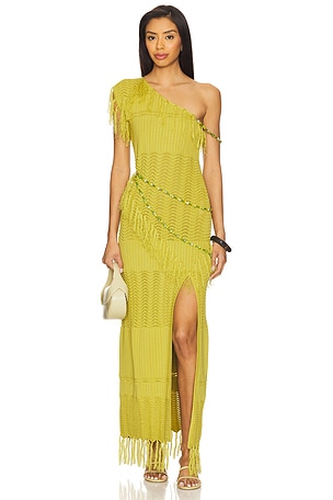 Frida Beaded Dress YLLW THE LABEL