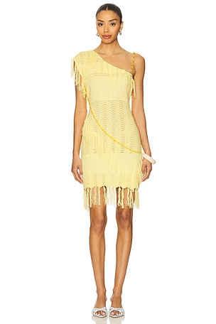 Fran Beaded Dress YLLW THE LABEL